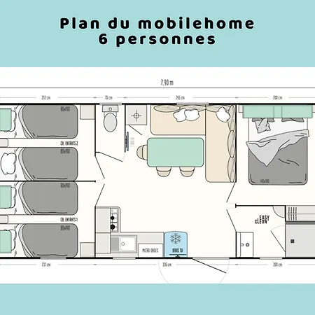 Holiday home Le Riesling - Mobilhome Pour 6 - Tv - Climatise Boofzheim